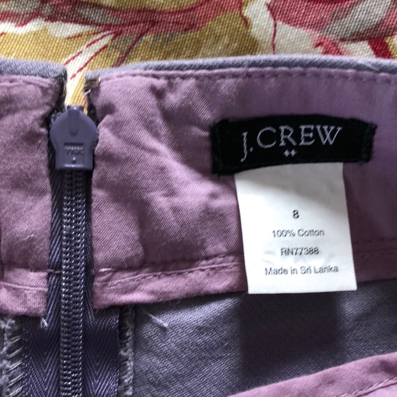 Lavender fitted mini skirt - Picture 4 of 4